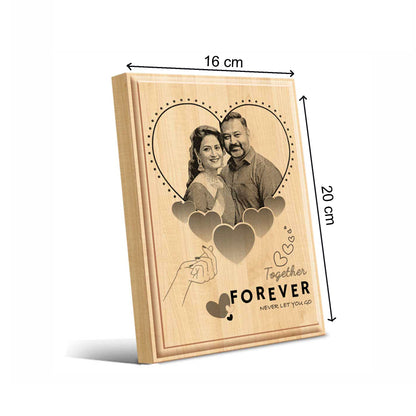 Customize Engraved Wooden Plaque 7x5, Wall Mount