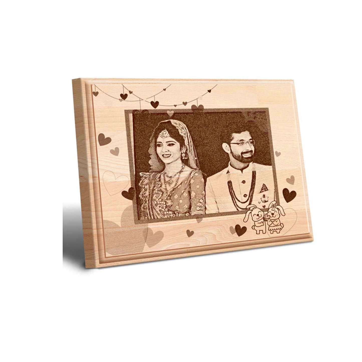 Customize Engraved Wooden Plaque 7x5, Wall Mount