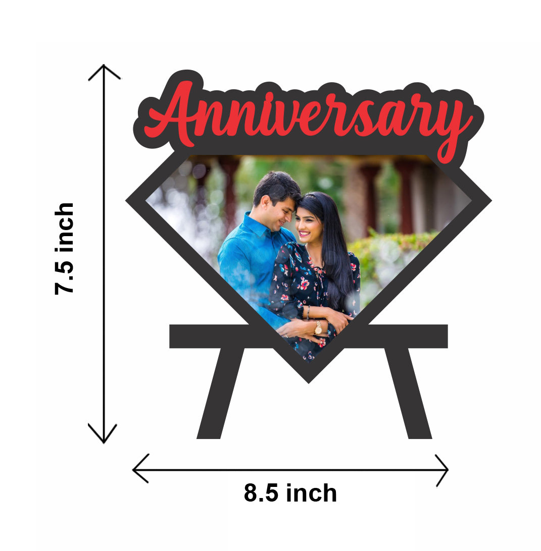 Anniversary Table Top photo frame (8.5″x7.5″)