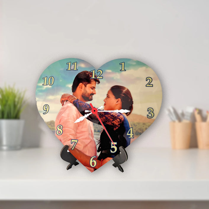 Custom Photo Table Clock