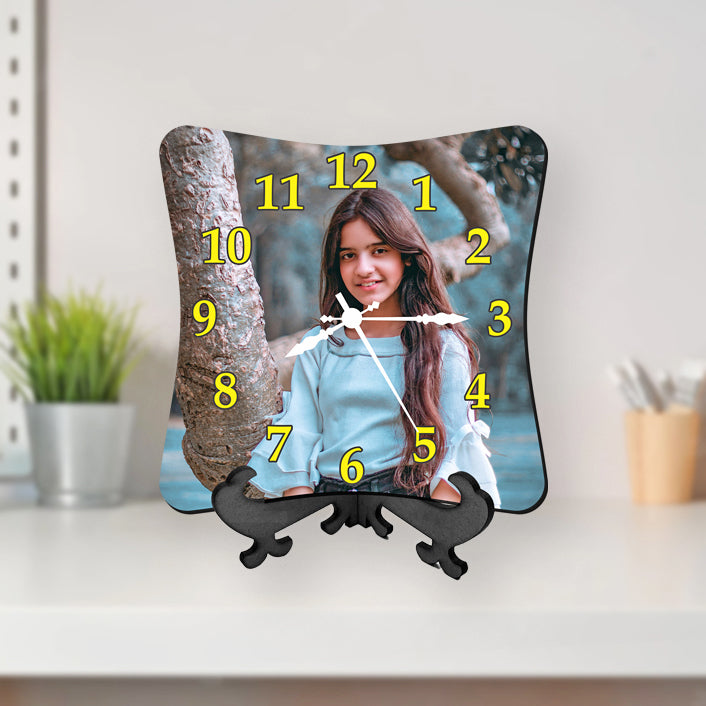 Custom Photo Table Clock